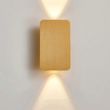 Fiorella Minimalist Aluminum Rectangular Wall Sconce for Hallway and Stairwell Lighting