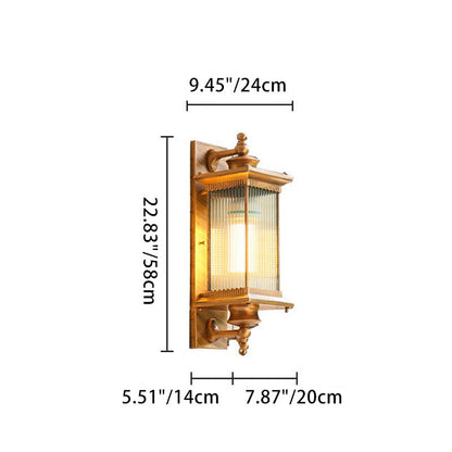 Cinquette Industrial Black Aluminum LED Wall Sconce for Patio and Entryway