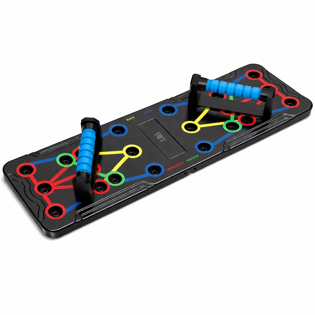 15-in-1 Push Up Board System with Handles – Foldable Push-Up Training Board for Home Workout and Strength Training