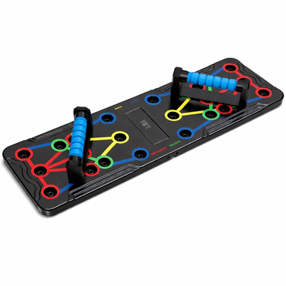 15-in-1 Push Up Board System with Handles – Foldable Push-Up Training Board for Home Workout and Strength Training