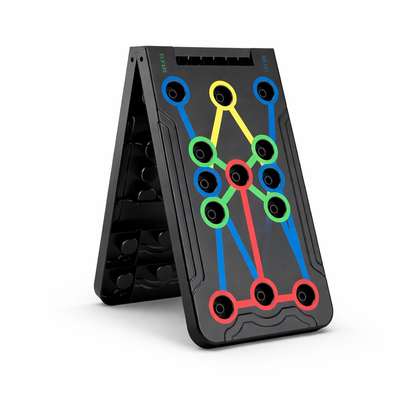 15-in-1 Push Up Board System with Handles – Foldable Push-Up Training Board for Home Workout and Strength Training