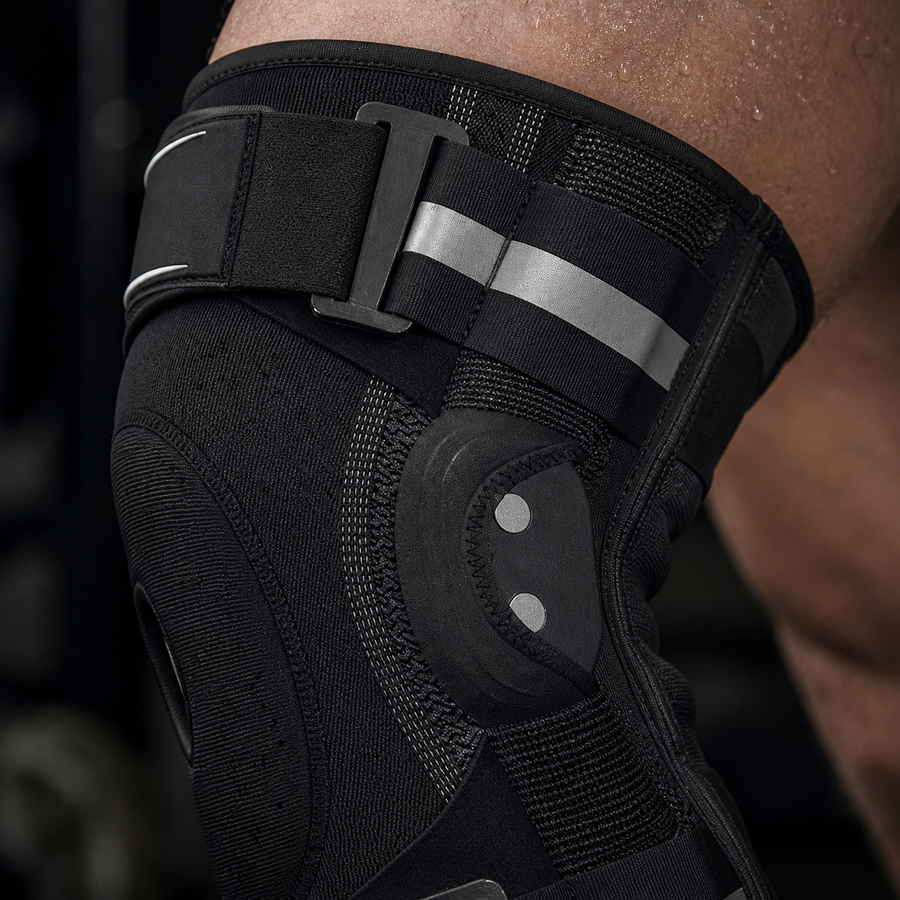 Knee Compression Sleeve with Side Stabilizers