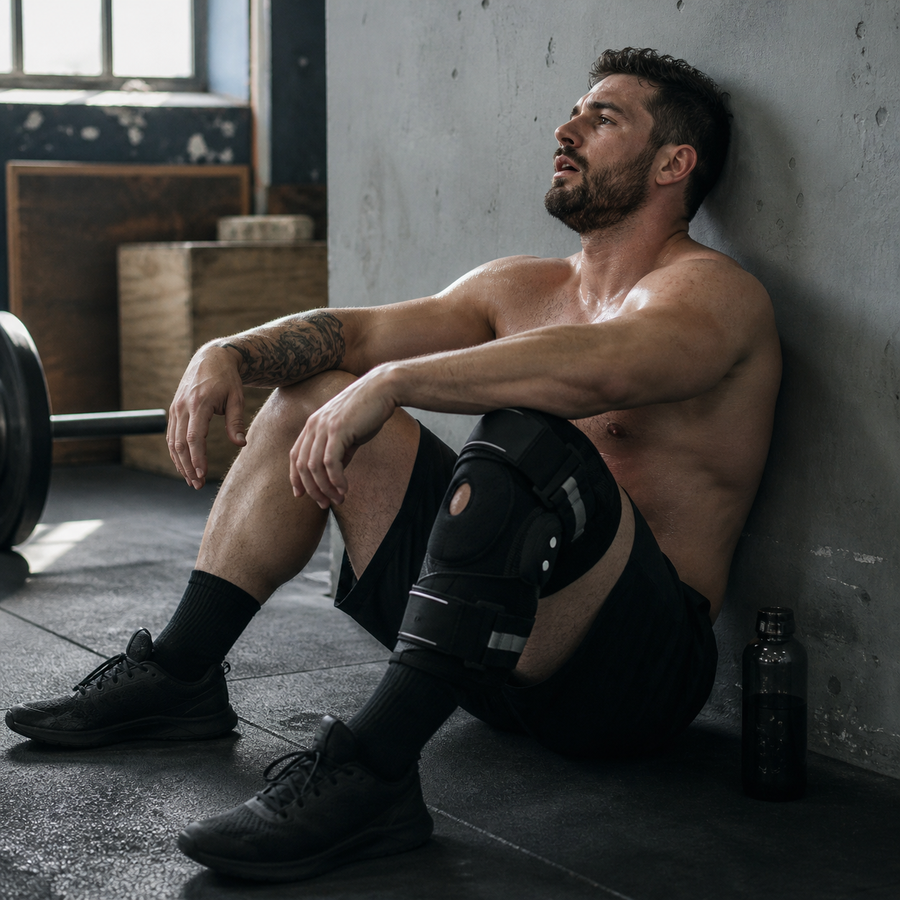 Knee Compression Sleeve with Side Stabilizers