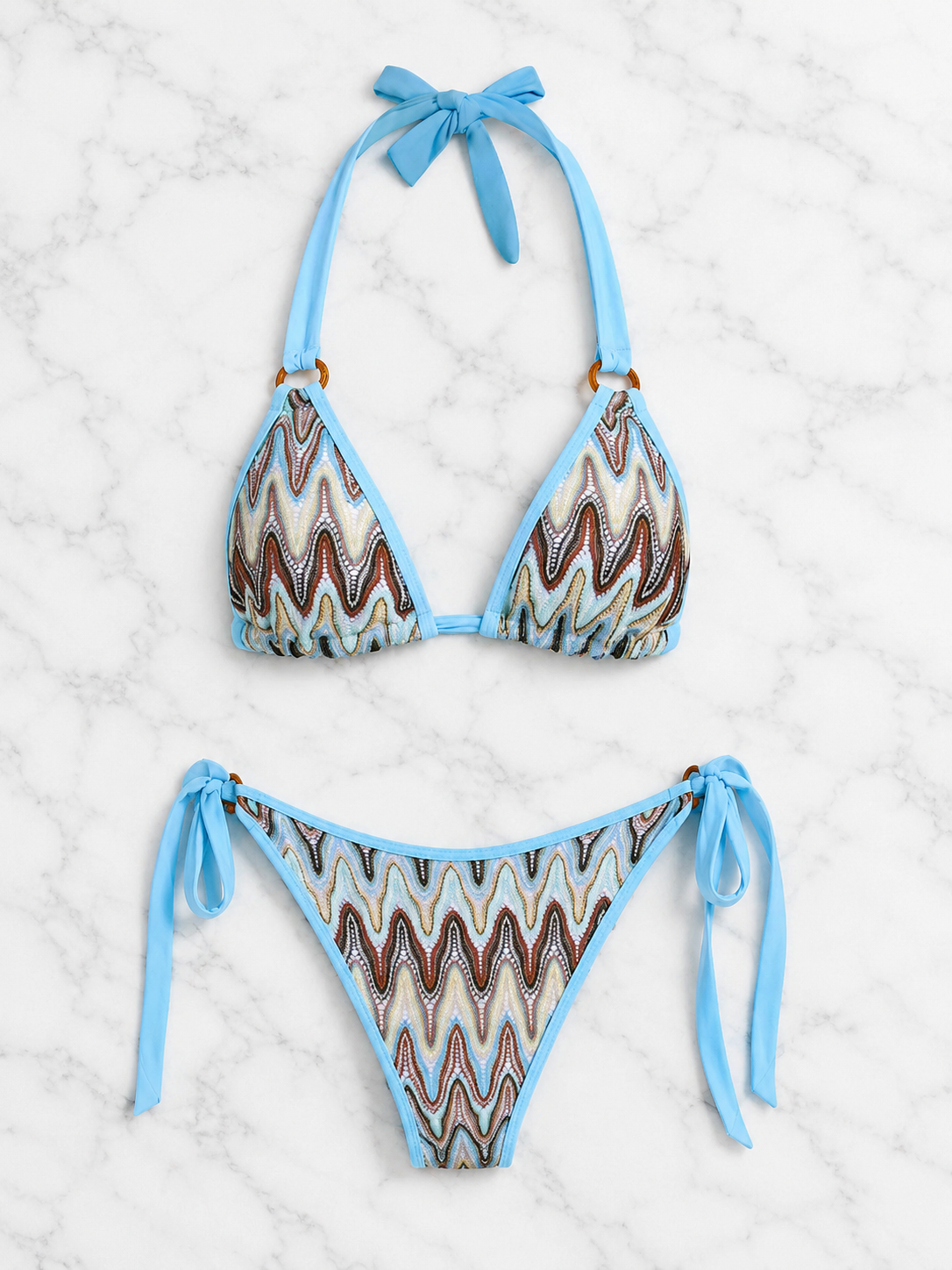 Glitter Mesh Bikini Set