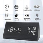 Wooden LED Alarm Clock