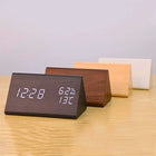 Wooden LED Alarm Clock