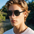 Round Polarized Sunglasses