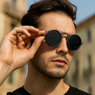 Round Polarized Sunglasses