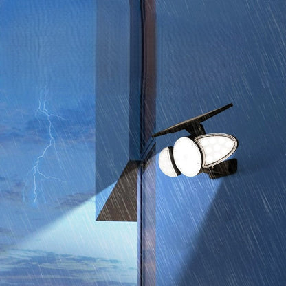 Roseline Weatherproof Solar LED Wall Sconce for Garden Walls and Patio Steps