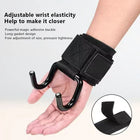 Weight Lifting Hook Grips with Wrist Wraps