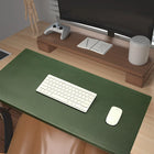 PU Leather Ergonomic Desk Mat