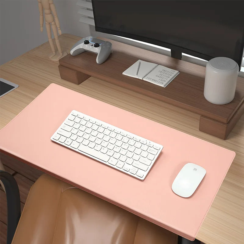 PU Leather Ergonomic Desk Mat