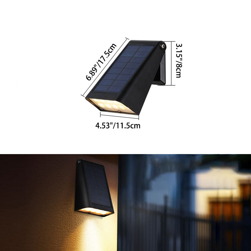 Roseline Weatherproof Solar LED Wall Sconce for Garden Walls and Patio Steps