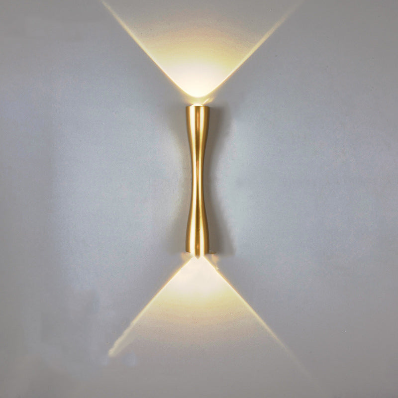 Xaverine Modern Metal Long Horn Wall Sconce with Dual LED for Living Room and Bedroom