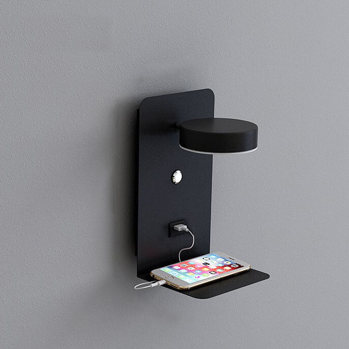 Juverna Modern Iron Square LED Wall Sconce for Hallway and Stairwell Lighting