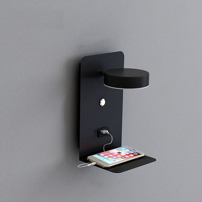 Juverna Modern Iron Square LED Wall Sconce for Hallway and Stairwell Lighting
