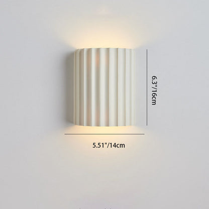 Rosamund Contemporary Nordic Resin Wall Sconce for Bedroom Headboard Lighting