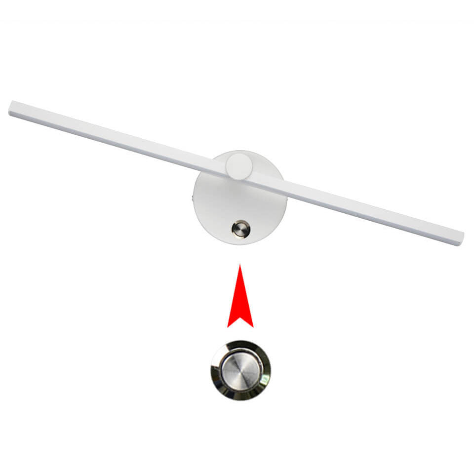 Emberlyn Minimalist Aluminum LED Vanity Bar Light Adjustable White Glow