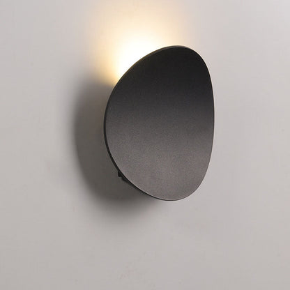 Alarielle Minimalist Curved Aluminum LED Wall Sconce for Hallway and Stairwell Lighting