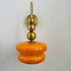 Orange Lampshade + Gold Lamp Body / 100V-120V