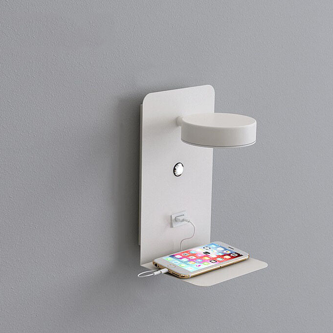 Juverna Modern Iron Square LED Wall Sconce for Hallway and Stairwell Lighting
