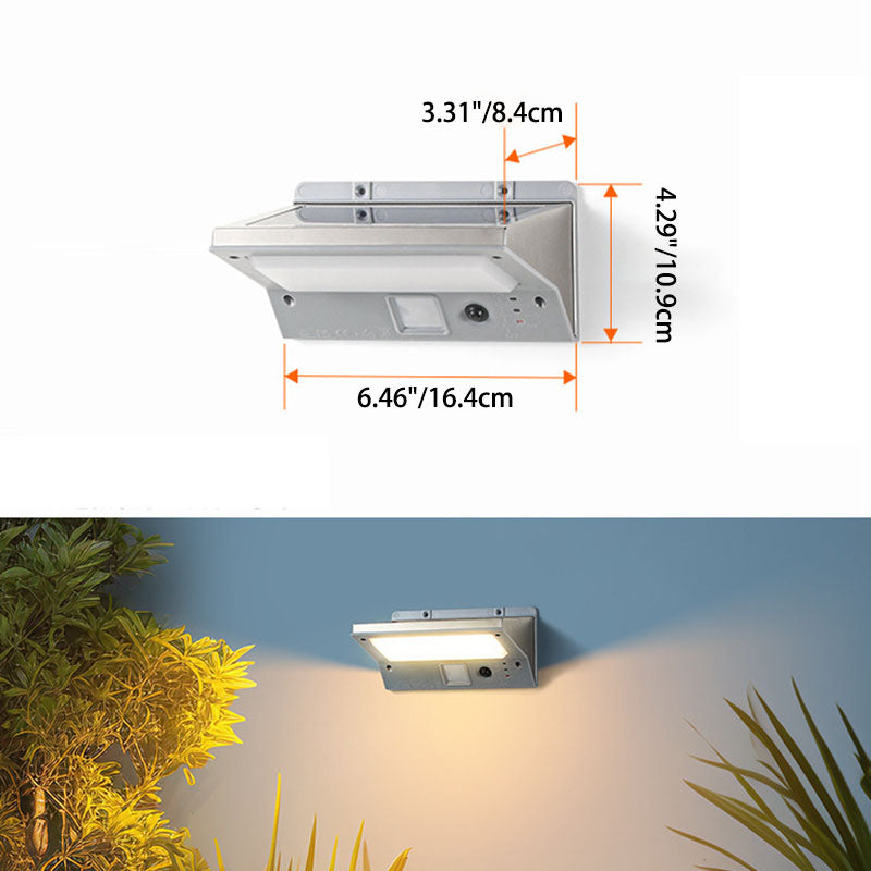 Roseline Weatherproof Solar LED Wall Sconce for Garden Walls and Patio Steps