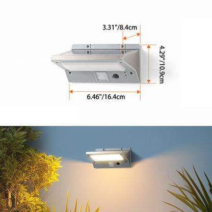 Roseline Weatherproof Solar LED Wall Sconce for Garden Walls and Patio Steps
