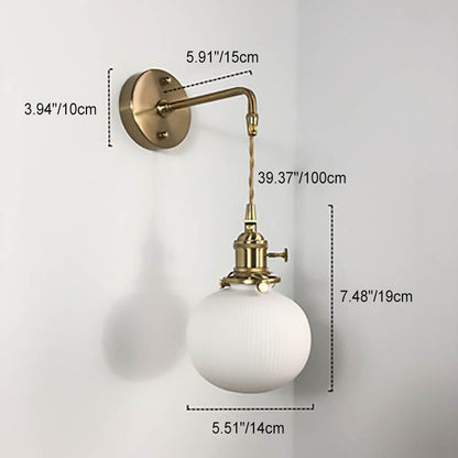 Serandelle Japanese Brass Lucite Wall Sconce for Hallway Ambient Glow