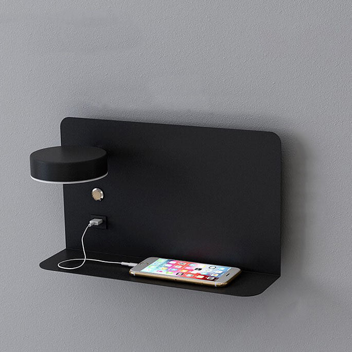 Juverna Modern Iron Square LED Wall Sconce for Hallway and Stairwell Lighting