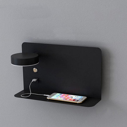 Juverna Modern Iron Square LED Wall Sconce for Hallway and Stairwell Lighting