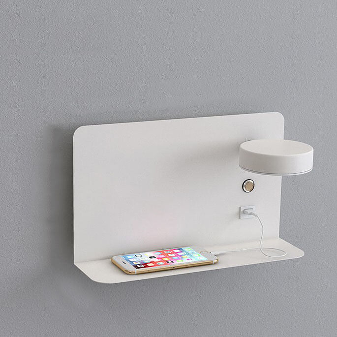 Juverna Modern Iron Square LED Wall Sconce for Hallway and Stairwell Lighting