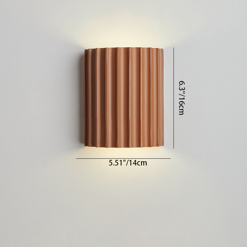 Rosamund Contemporary Nordic Resin Wall Sconce for Bedroom Headboard Lighting