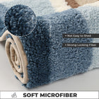 Seaside Footprint Bath Mat