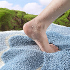 Seaside Footprint Bath Mat