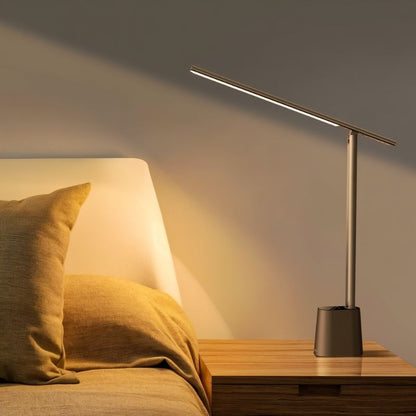 Orsanne Modern Aluminum LED Table Lamp with Warm Ambient Glow for Bedroom Nightstands