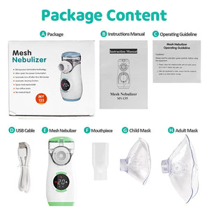 Portable Handheld Mesh Nebulizer