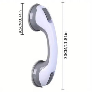 Shower Grab Bar – Strong Suction & No Drill Install | Bathroom Safety Handle For Eldery With Secure Grip