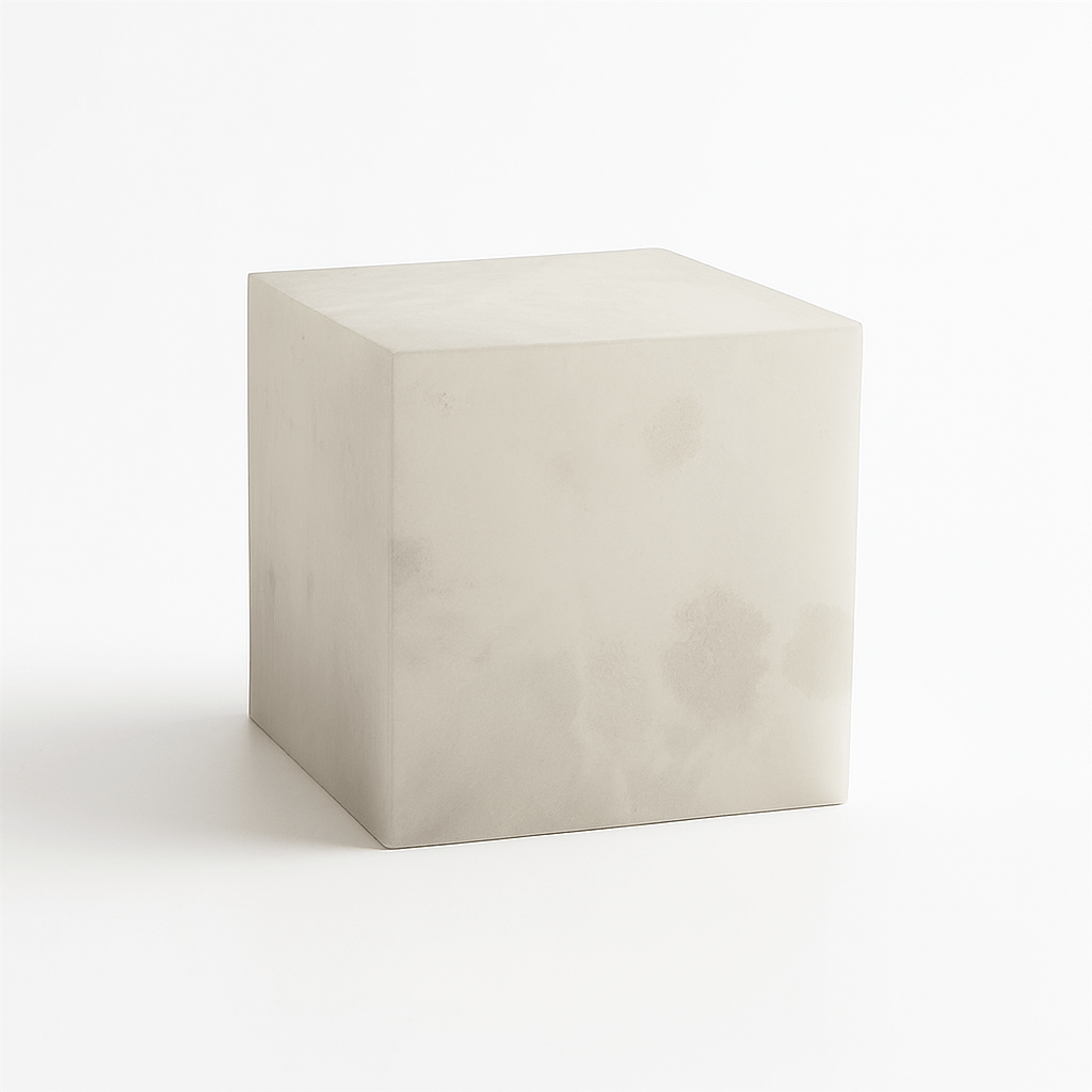 Duvessa Modern Alabaster Table Lamp with Soft E27 Glow for Living Room Styling