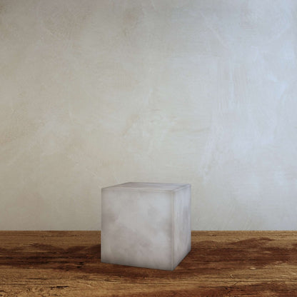 Duvessa Modern Alabaster Table Lamp with Soft E27 Glow for Living Room Styling