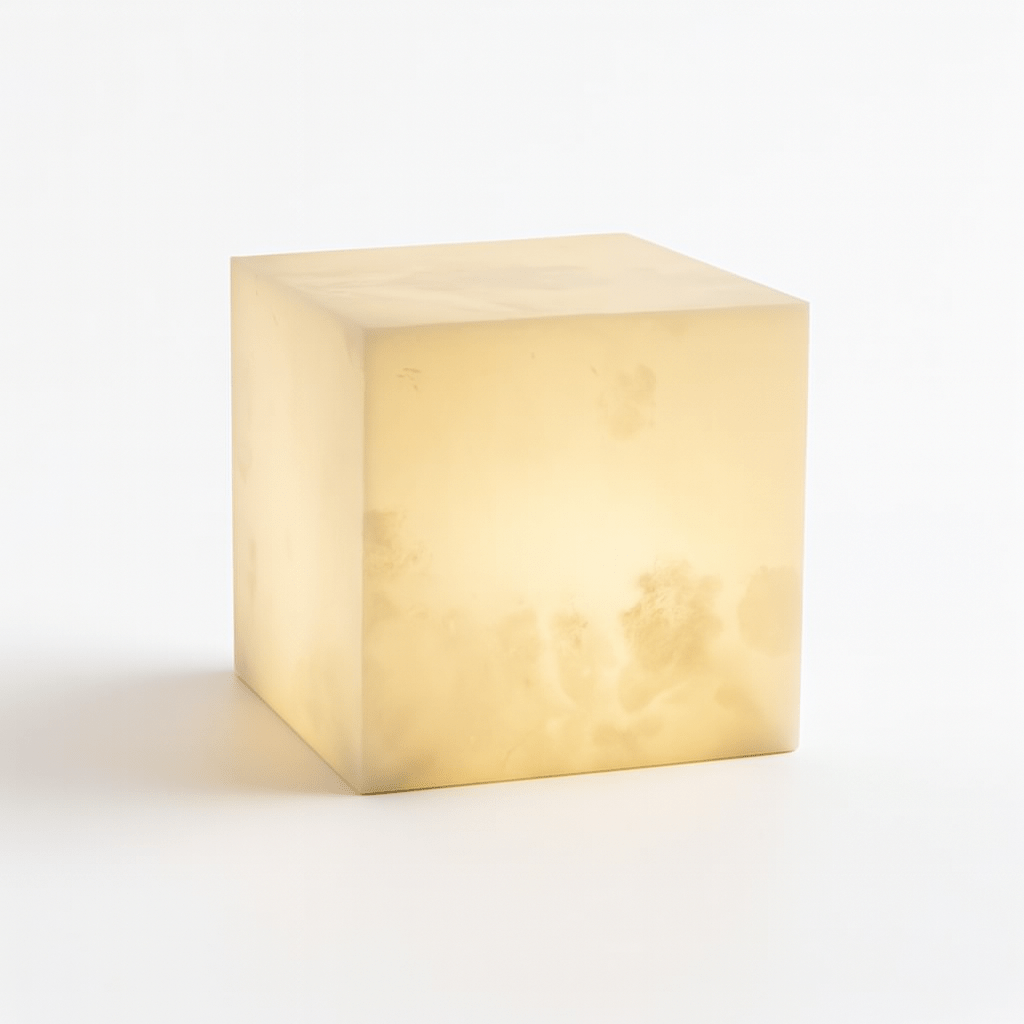 Duvessa Modern Alabaster Table Lamp with Soft E27 Glow for Living Room Styling