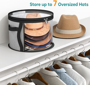 Clear Wide-Brim Hat Storage Case