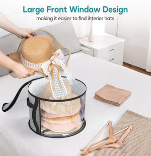 Clear Wide-Brim Hat Storage Case