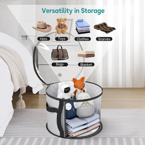 Clear Wide-Brim Hat Storage Case