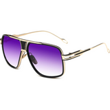 Gold & gradient purple lens