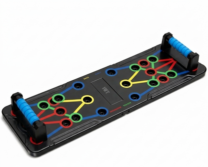 15-in-1 Push Up Board System with Handles – Foldable Push-Up Training Board for Home Workout and Strength Training