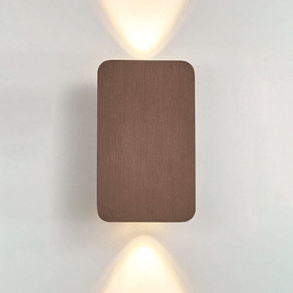 Fiorella Minimalist Aluminum Rectangular Wall Sconce for Hallway and Stairwell Lighting