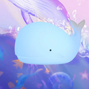 Whale Colour-Changing Night Light