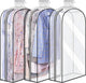 Clear Garment Storage Covers (6-Pack)