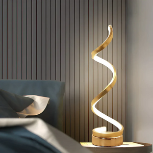 Dimmable Spiral Table Lamp