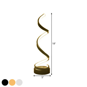 Dimmable Spiral Table Lamp